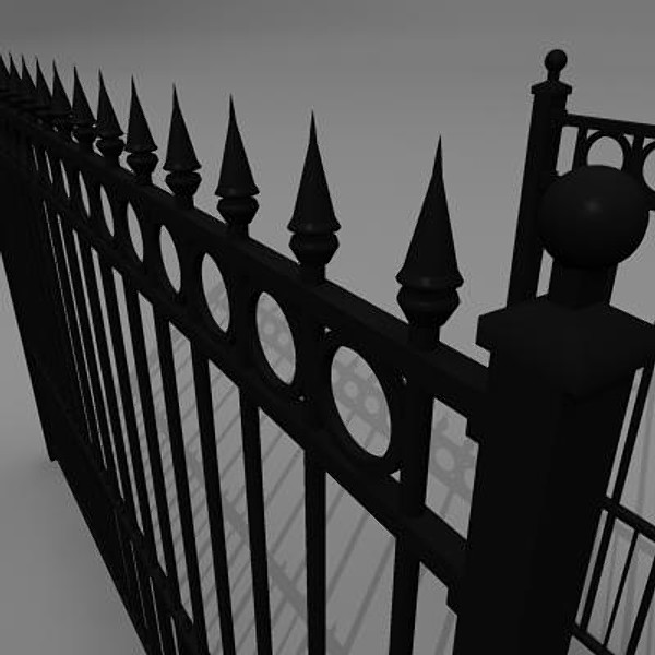 maya iron fence - Iron Fence by ArtboySHF