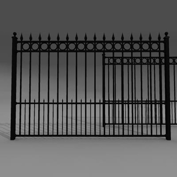 maya iron fence - Iron Fence by ArtboySHF