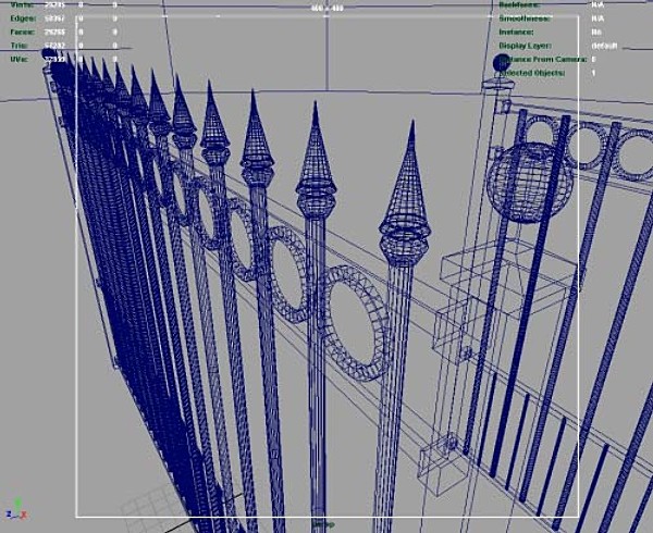 maya iron fence - Iron Fence by ArtboySHF