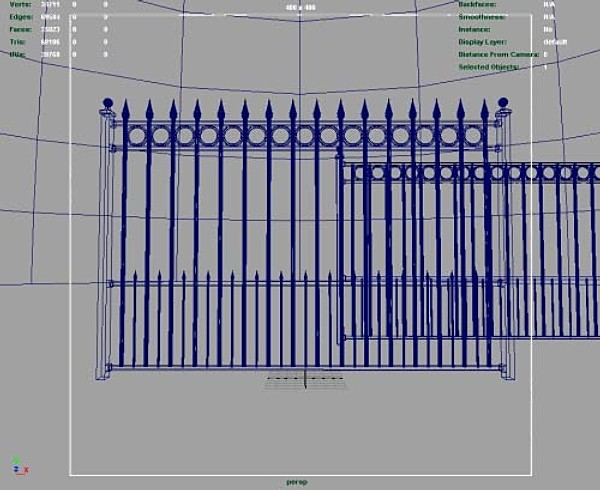 maya iron fence - Iron Fence by ArtboySHF