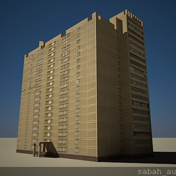 3d building games - Lowpoly Building_010 by sabah_au