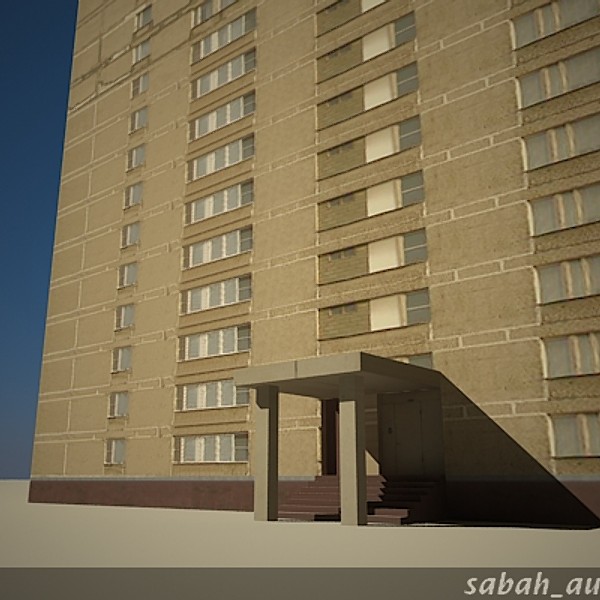 3d building games - Lowpoly Building_010 by sabah_au