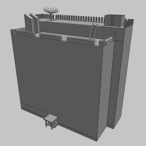 3d building games - Lowpoly Building_010 by sabah_au