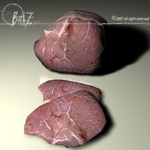 3d meat steak model - Meat by BraZ