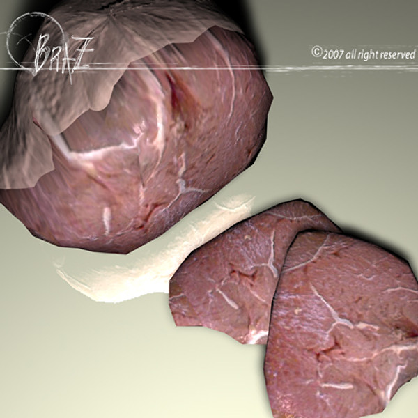 3d meat steak model - Meat by BraZ