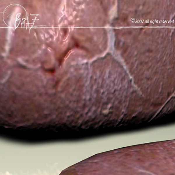 3d meat steak model - Meat by BraZ
