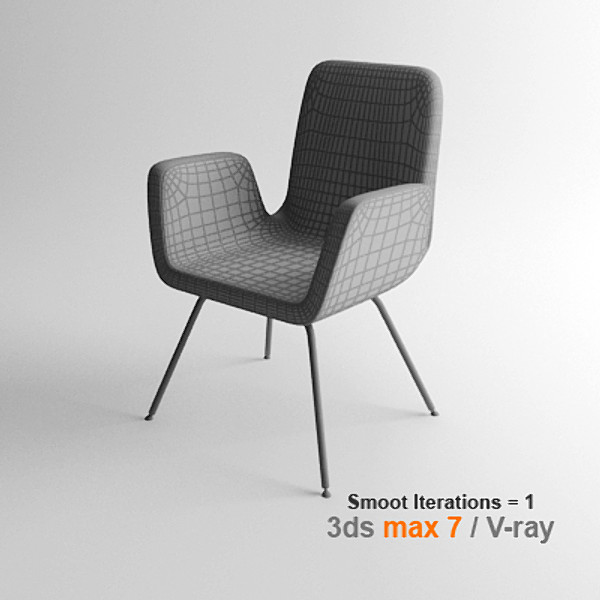 3d ikea architectural visualization model - PATRIK Visitor chair by lajhar