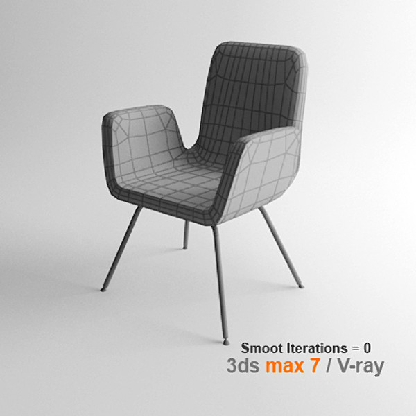 3d ikea architectural visualization model - PATRIK Visitor chair by lajhar