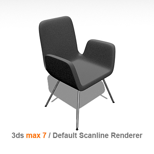 3d ikea architectural visualization model - PATRIK Visitor chair by lajhar