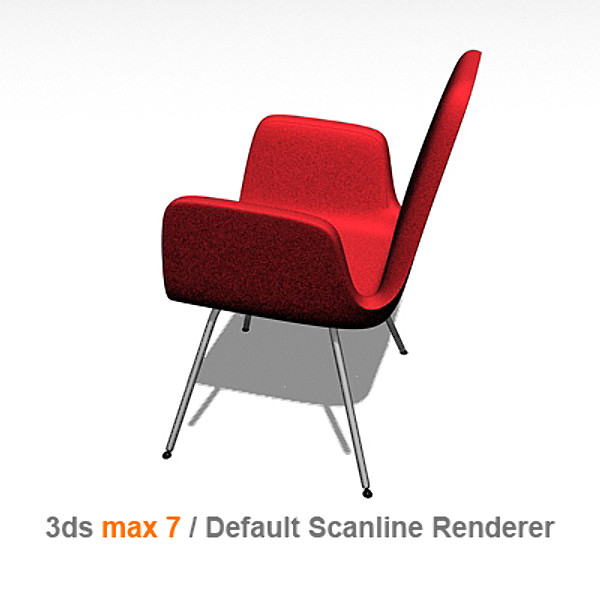 3d ikea architectural visualization model - PATRIK Visitor chair by lajhar