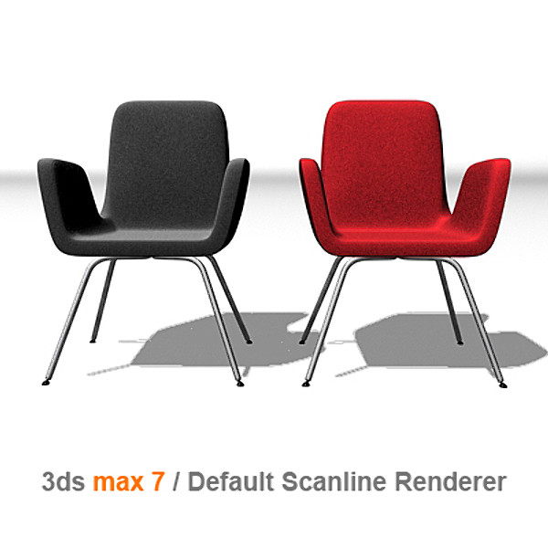 3d ikea architectural visualization model - PATRIK Visitor chair by lajhar