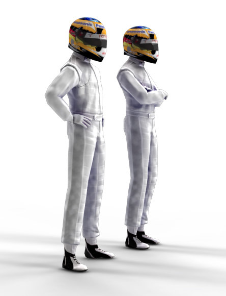 timo glock f1 driver 3d model - F1 Driver Timo Glock... by creatix