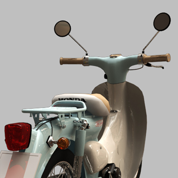 honda cub obj - Honda Little Cub MAX.zip by sh240