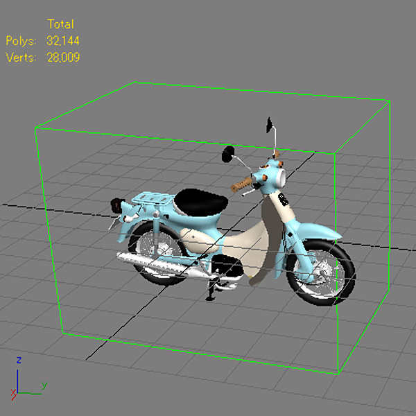 honda cub obj - Honda Little Cub MAX.zip by sh240