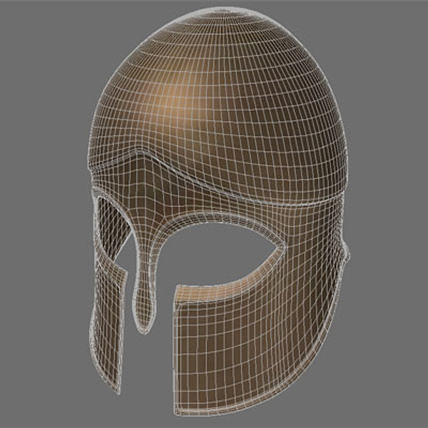 corinthian helmet 3d model - Corinthian Helmet by mostlysquare