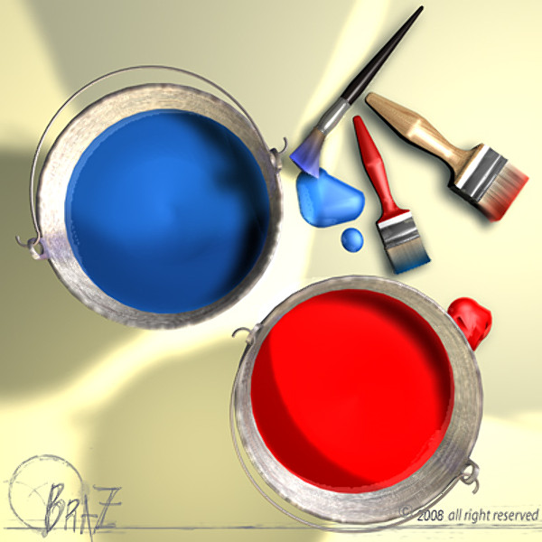 paint tools 3d model - Paint tools... by BraZ