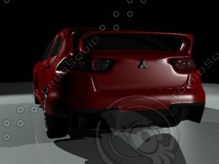 3d lancer evolution mitsubishi evo - evo X 10 turbosquid.max by Froibet747