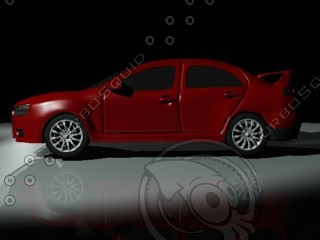 3d lancer evolution mitsubishi evo - evo X 10 turbosquid.max by Froibet747