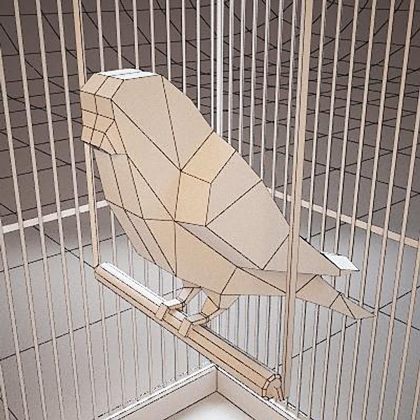 maya cage bird cells - The cage with the bird by Stubborn3D
