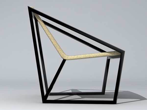 3ds steel chair - Chair3 by fabelar