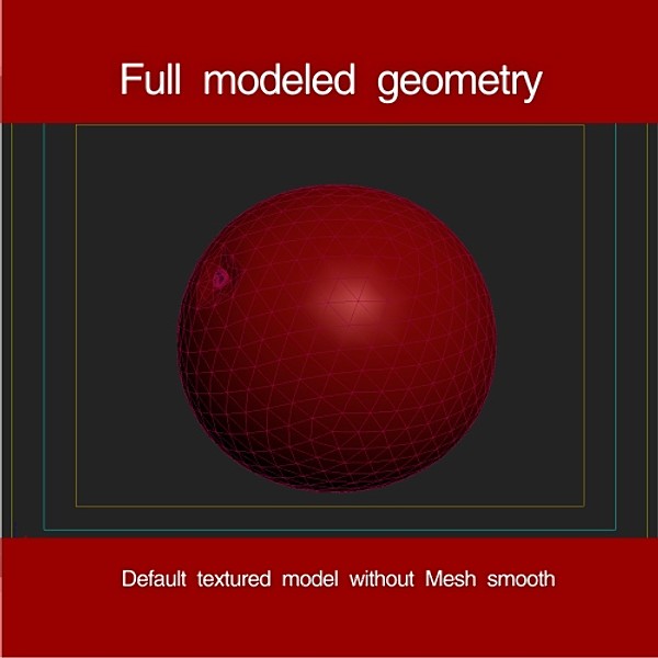 3d resolution orange modeled model - Orange model by Zigzain