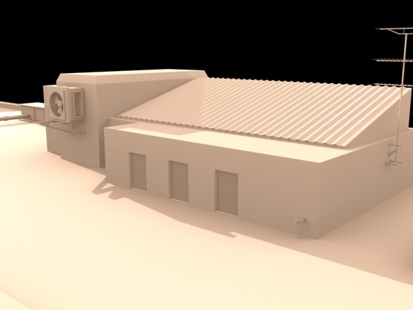 3d building offices shops - Quality Classic Downtown Building by Redafvir