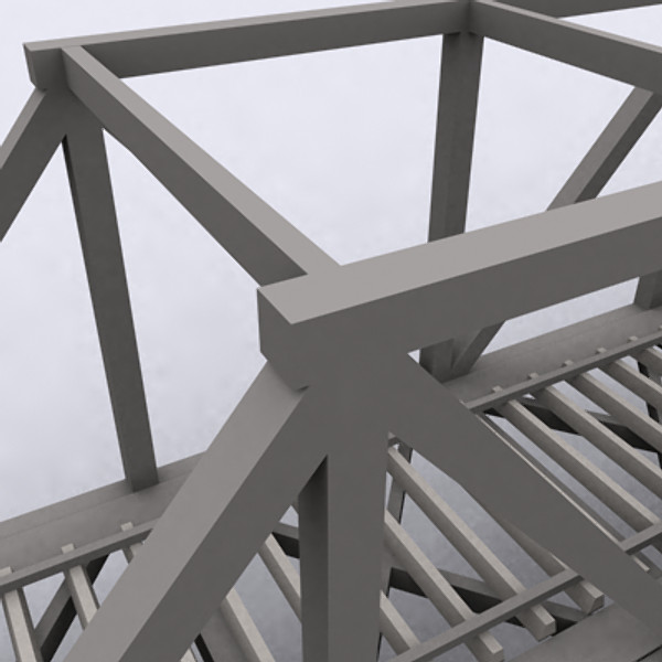 3d bridge model - bridge 001 by dinuka