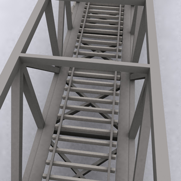 3d bridge model - bridge 001 by dinuka
