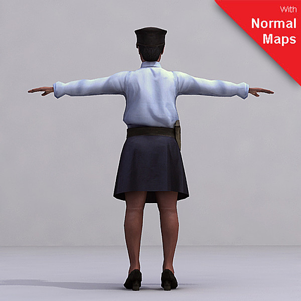 3d axyz characters human - WWom0001-Tp by axyzdesign