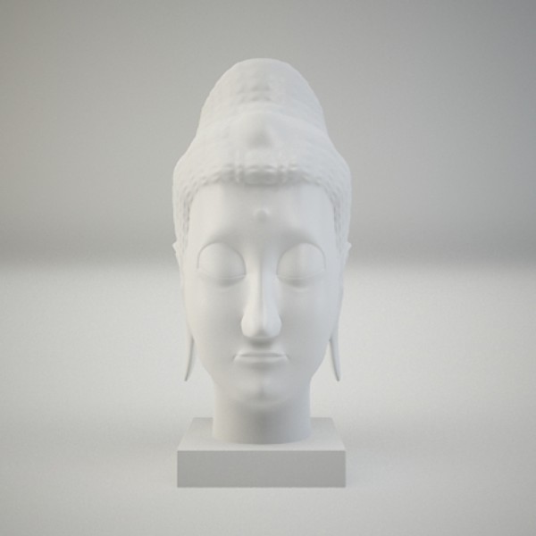buddhas sculpture 3d model - Buddha... by romarender