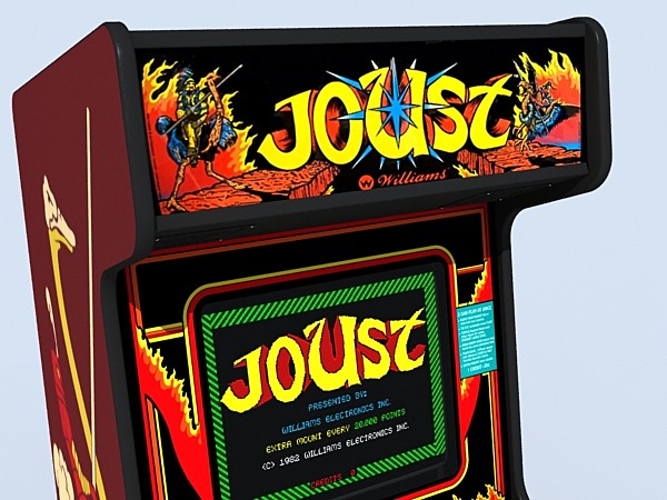 3ds max joust arcade - joust arcade by monkeyodoom