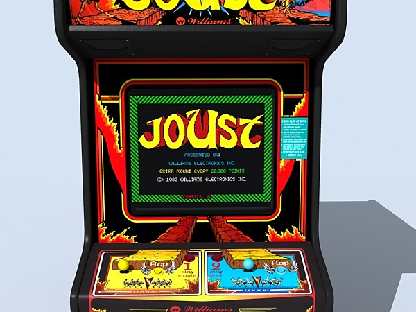 3ds max joust arcade - joust arcade by monkeyodoom