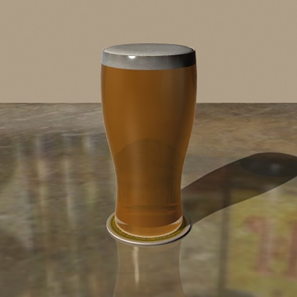 3dsmax beer pint glass - Beer Pint by mostlysquare