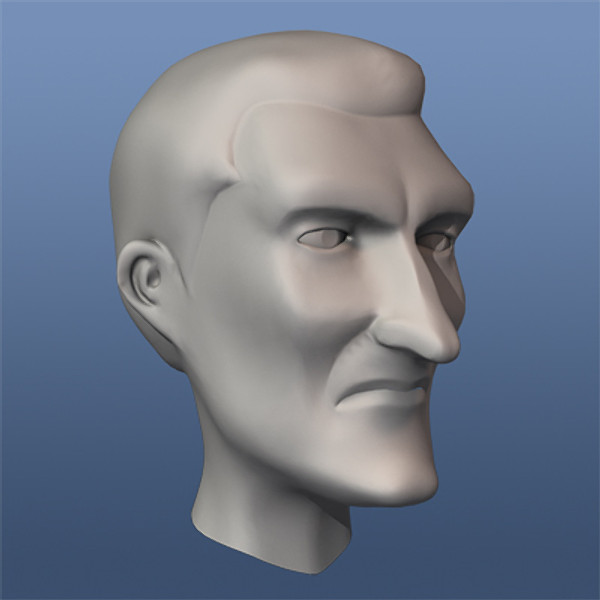 max cartoon head - Cartoon Head02.zip by SquidMedia