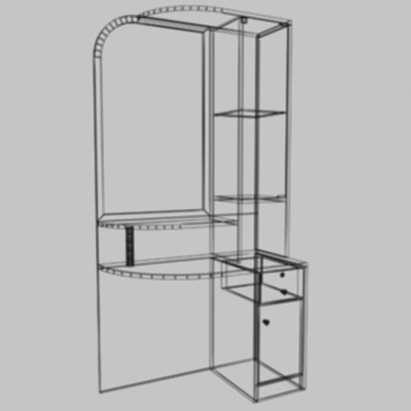 3dsmax dressing table - Dressing Table 001 by sabah_au