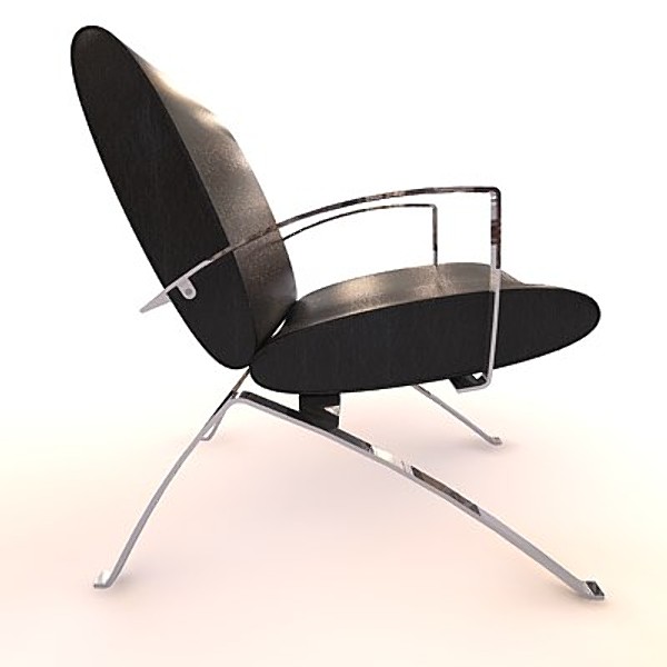 artifort dodo armchair 3d model - armchair artifort dodo by zelosh