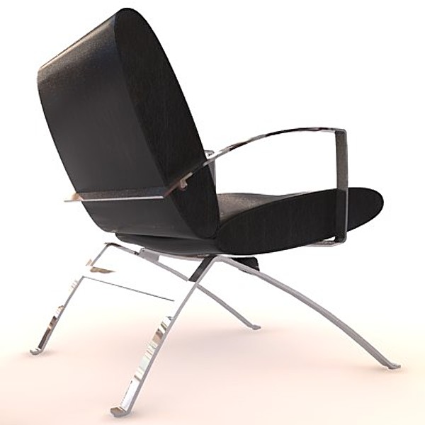 artifort dodo armchair 3d model - armchair artifort dodo by zelosh