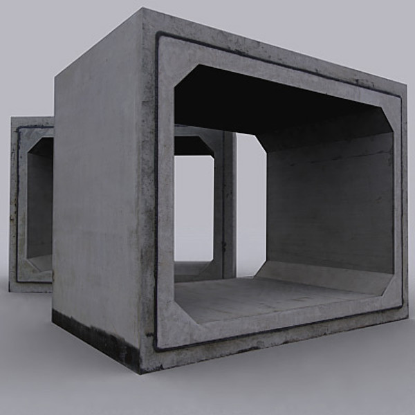 maya concrete construction block - COZ080119027 by CoSwiz