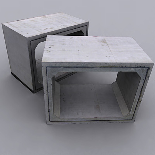 maya concrete construction block - COZ080119027 by CoSwiz