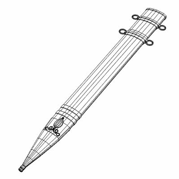 gladius hispaniensis 3d model - Gladius Hispaniensis by mostlysquare