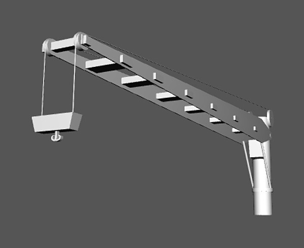 crane container 3d model - Crane... by Icer86