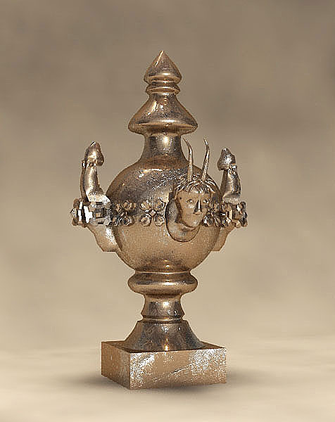 antique cup face 3ds - Antique Cup With Human Face On.zip by MSaatchi