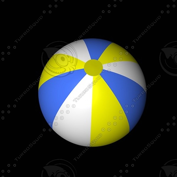 3d model beach ball - beachBall.zip by Stuff Creators