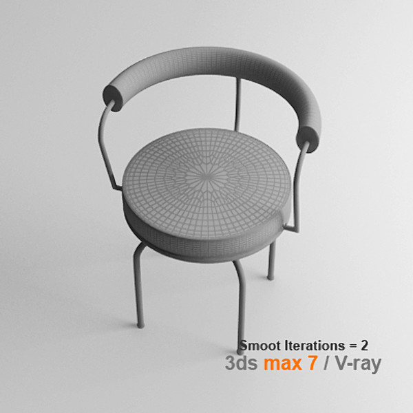 le corbusier lc7 3d 3ds - lc7 by lajhar