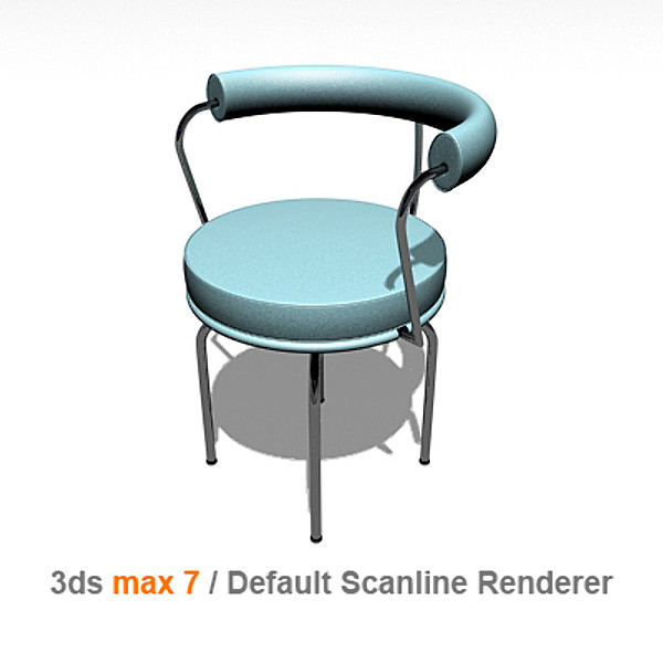 le corbusier lc7 3d 3ds - lc7 by lajhar