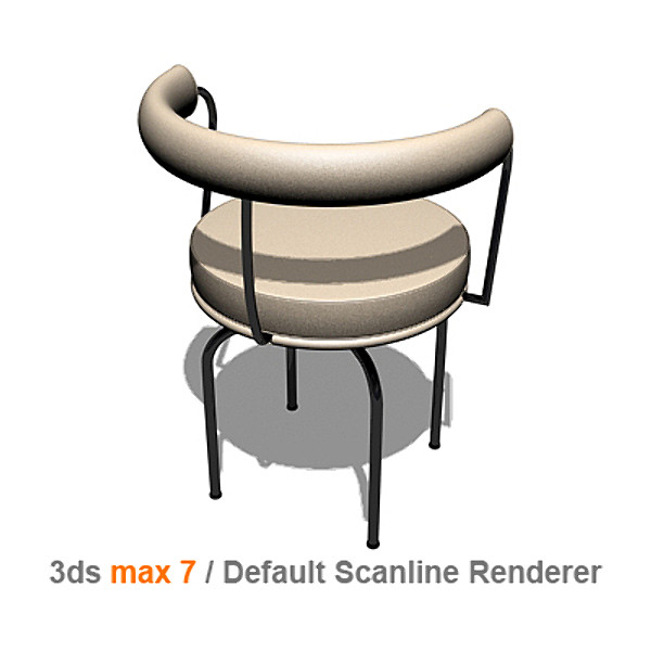 le corbusier lc7 3d 3ds - lc7 by lajhar