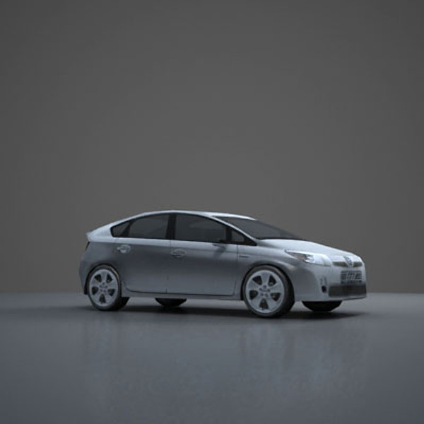 3d model toyota prius - Toyota Prius by arch9