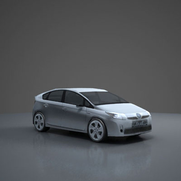 3d model toyota prius - Toyota Prius by arch9