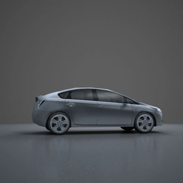 3d model toyota prius - Toyota Prius by arch9