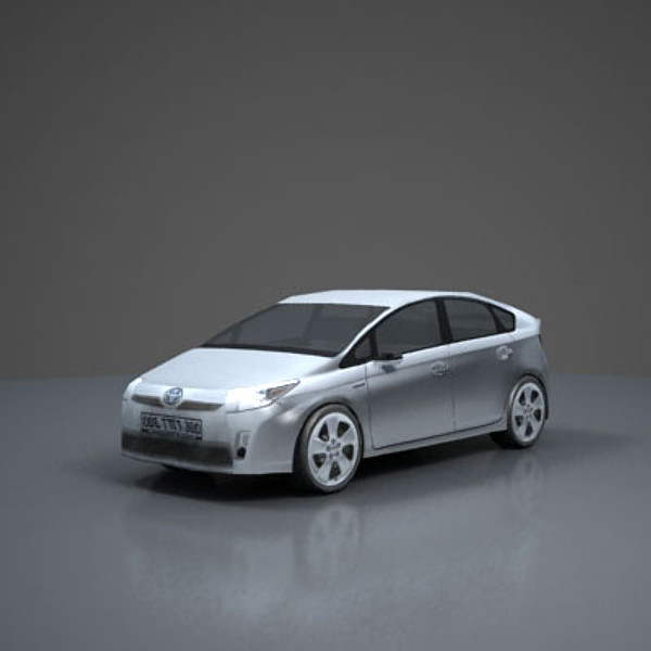 3d model toyota prius - Toyota Prius by arch9